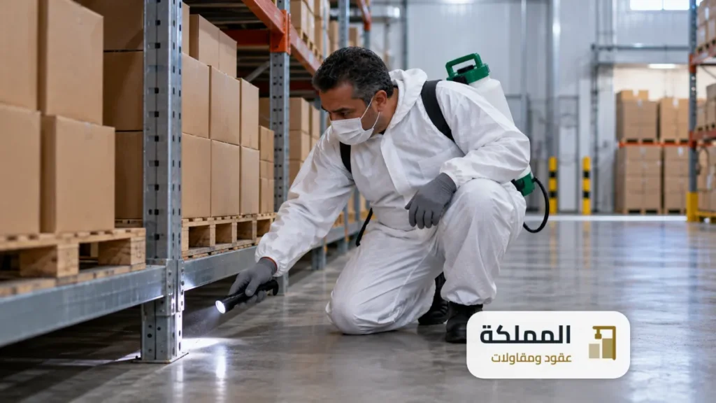 عقد مكافحة حشرات بجدة
