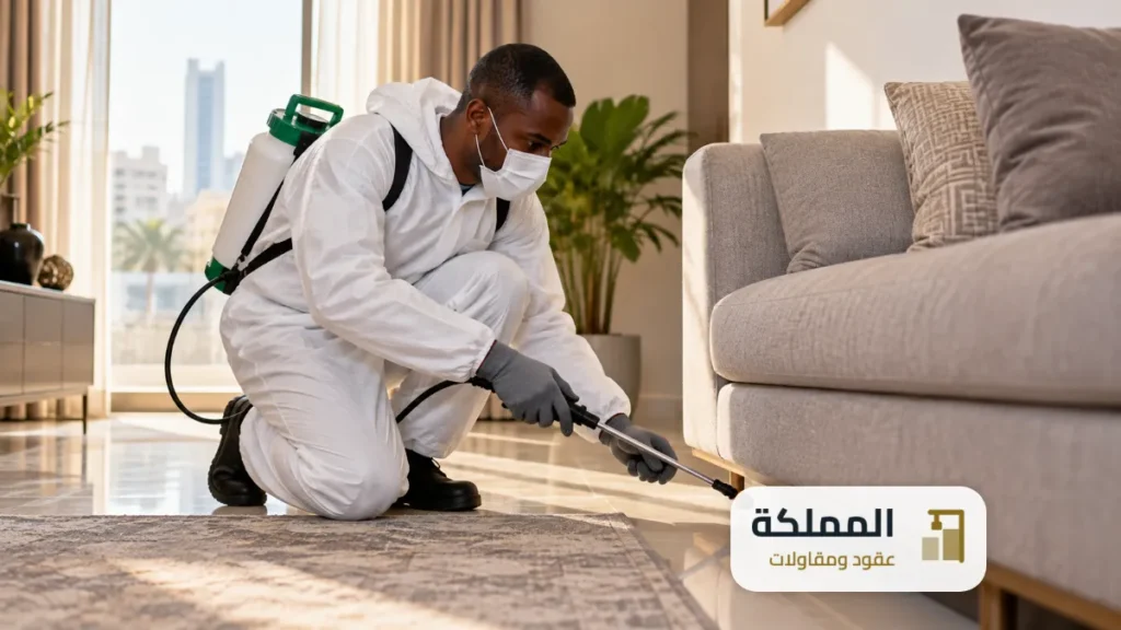 عقد مكافحة حشرات بجدة