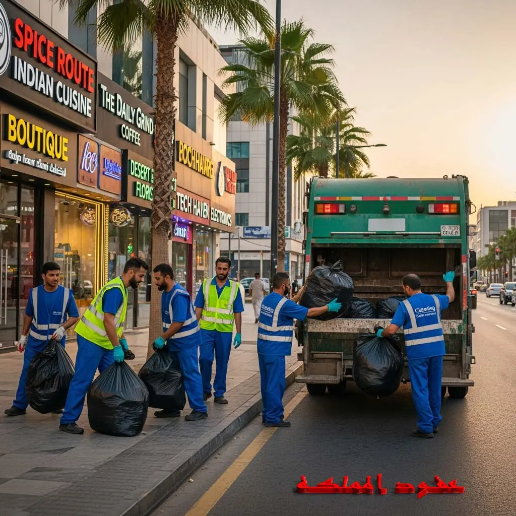 عقد نظافة الكتروني ابها