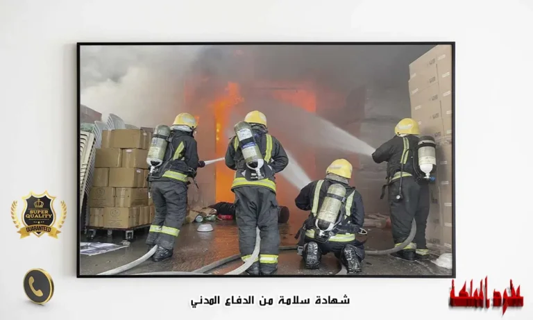 شهادة سلامة من الدفاع المدني