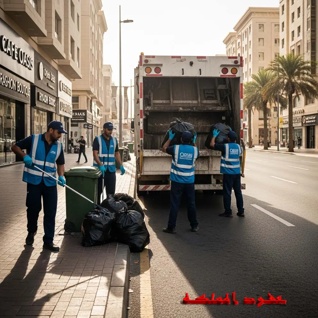 عقد نظافة معتمد من بلدي بالقريات